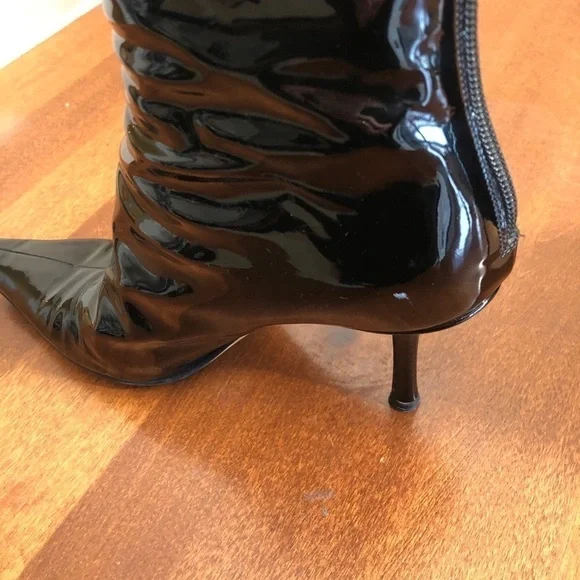 JIMMY CHOO | Black patent leather ankle bo… - Picture 10 of 16
